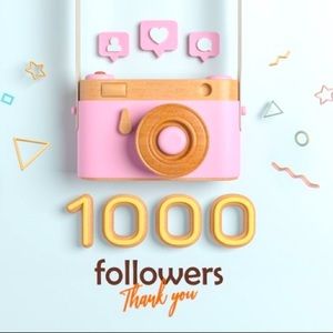 1000 followers! Thank you very much for being with me and your support!